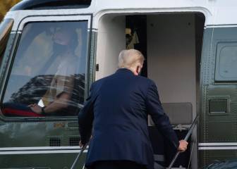 Donald Trump, transferred to a military hospital as a 