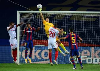 Barcelona and Sevilla remain unbeaten after Camp Nou draw