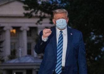 US coronavirus live: Trump out of hospital