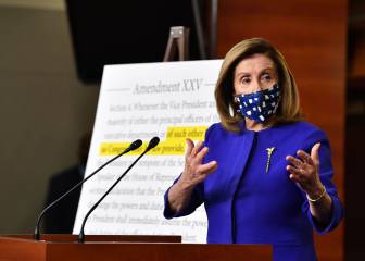 What has Pelosi said about the 25th Amendment?