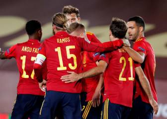Spain edge Switzerland to stay top of Nations League group