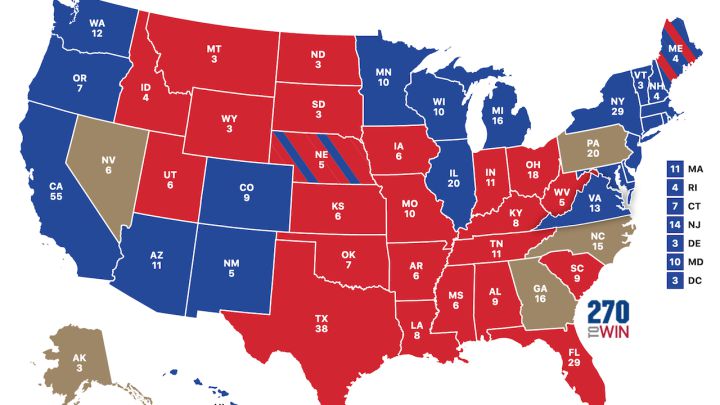 US Presidential Election 2020 by state: Biden vs Trump results map | Who is winning the race?