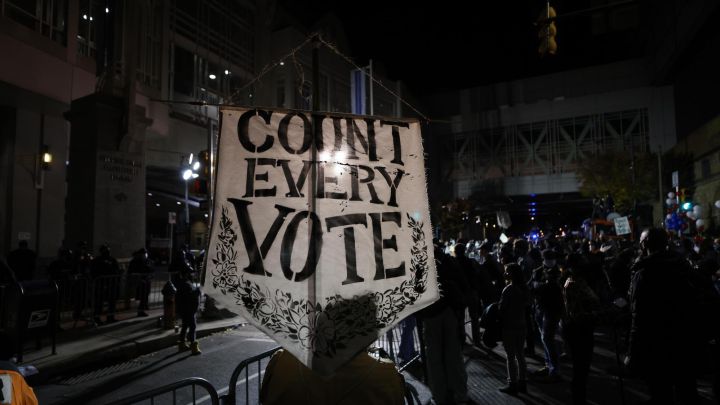 US election results: which states are still counting votes?