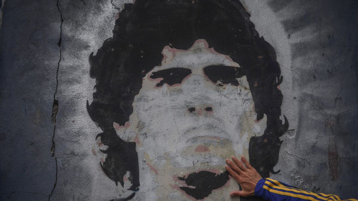 A year after his death, Diego Maradona immortalised in global street art