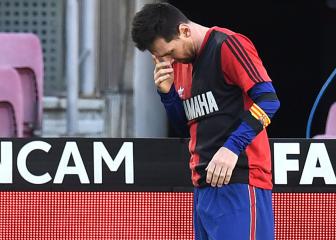 Messi's tribute to Maradona 