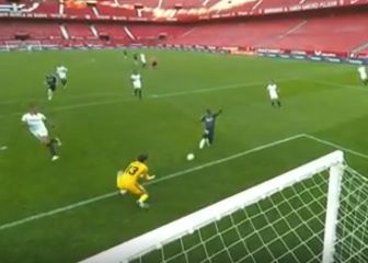 Vinicius forces Bono into own goal to give Real Madrid the lead