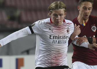 Hauge adds to Milan's record-breaking season