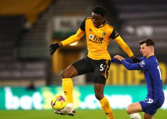Owen Otasowie makes his Premier League debut with Wolverhampton