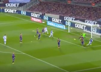 Willian José opens the scoring for Real Sociedad against Barcelona