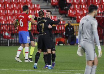 Messi, Griezmann at the double as Barça thump Granada