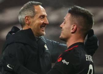 Jovic matches Madrid goal tally in 28-minute Eintracht appearance