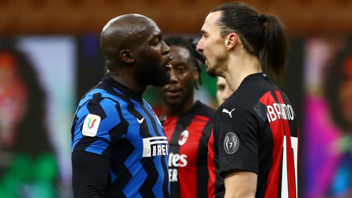 Lukaku and Ibrahimovic go head-to-head...literally! Inter-Milan
