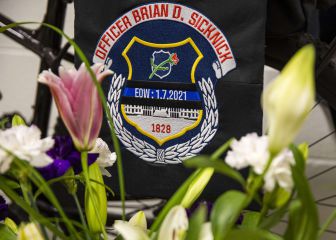 What did Pelosi say about the police officer killed in the Capitol riots?