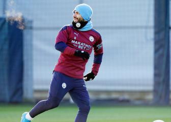 Aguero 'feeling better' but Guardiola unsure on comeback date