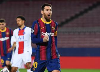 Messi equals Raúl record in Barça's Champions League defeat to PSG