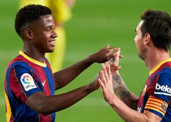 Ansu Fati dream team: Messi advice and Ronaldo link-up