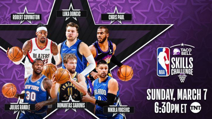 NBA All Star 2021: Skills Challenge, three points and dunk contest | live online