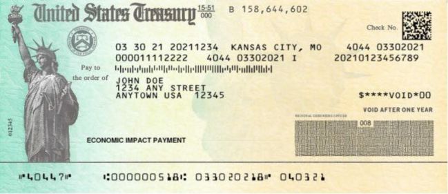 Third stimulus check: how are the official paper checks and debit cards ...