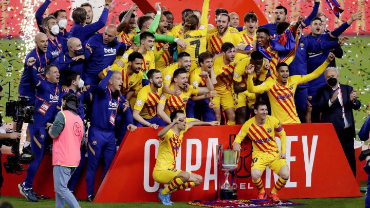 Athletic Club 0-4 Barcelona: result, goals, summary - Copa del Rey final  2021 - AS USA