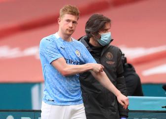 Man City's De Bruyne injured in FA Cup semi-final defeat
