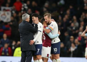 Mourinho tribute made by Kane and Son after Spurs sacking