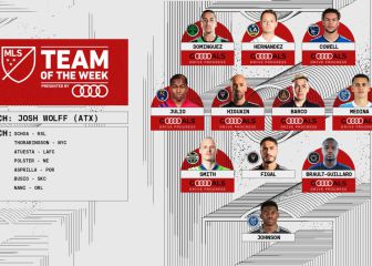 Federico Higuaín and Javier 'Chicharito' Hernández included in the MLS team of the week