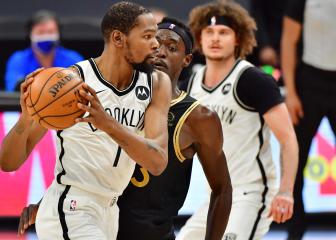 Nets clinch play-off berth as Doncic dominates Warriors