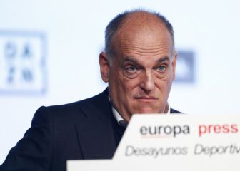 LaLiga president Javier Tebas signs a multi-million contract with Disney