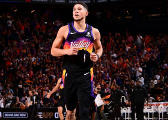 Booker plays down first triple-double after Suns take Game 1