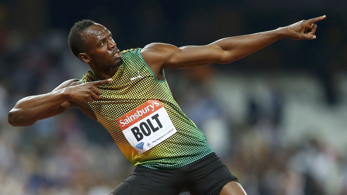 When did Usain Bolt retire and how many Olympic medals did he win?