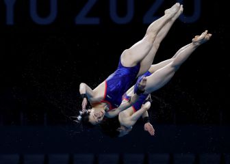 How fast do Olympic divers hit the water?