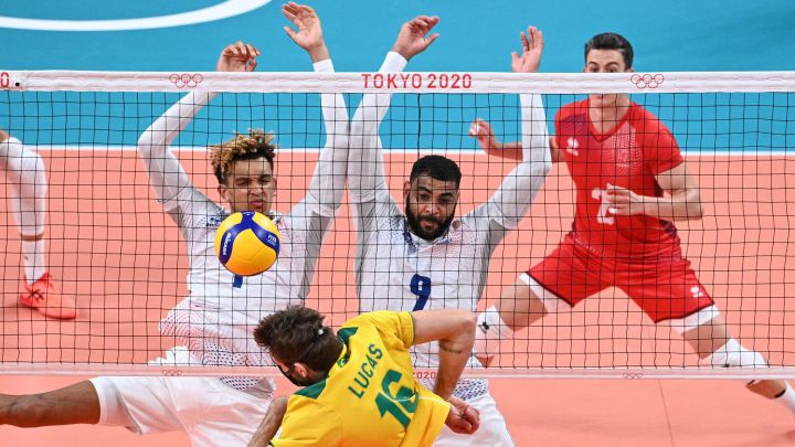 Tokyo, Japan. 24th July, 2021. T'QUIO, TO - 24.07.2021: TOKYO 2020 OLYMPIAD  TOKYO - Wallace do Brasil during the Brazil-Tunisia volleyball game at the  Tokyo 2020 Olympic Games held in 2021, the