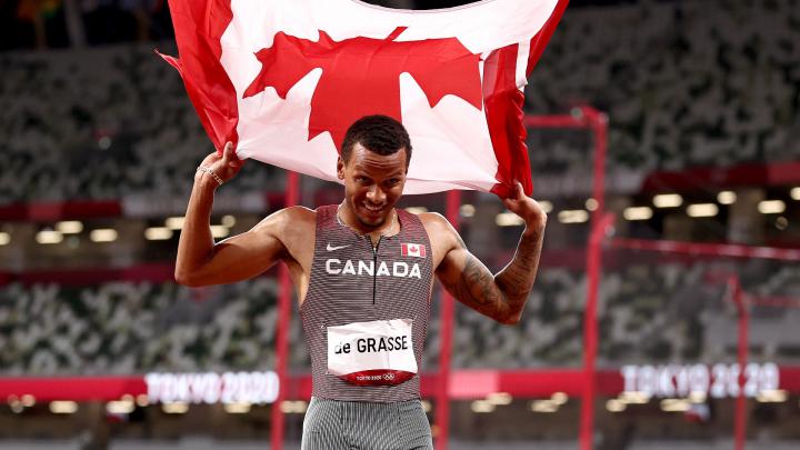 De Grasse succeeds Bolt as McLaughlin breaks record