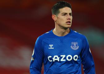 James Rodriguez among five Everton players self-isolating