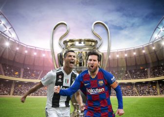 How many Champions League titles have Messi and Cristiano won