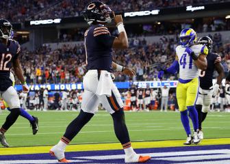 The Chicago NFL team tried out both of their QBs in their loss against the Rams