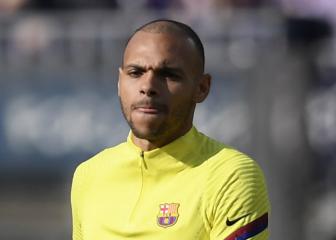 Barcelona striker Braithwaite faces layoff until 2022 after knee surgery