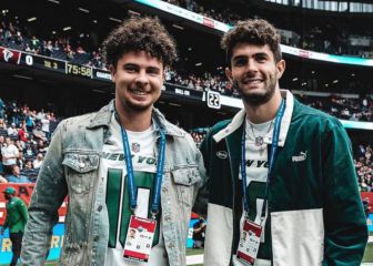 Christian Pulisic attended the NFL match in London on Sunday