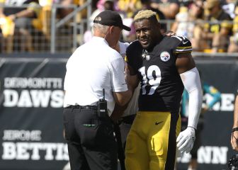 Steelers WR Smith-Schuster out for season after shoulder injury