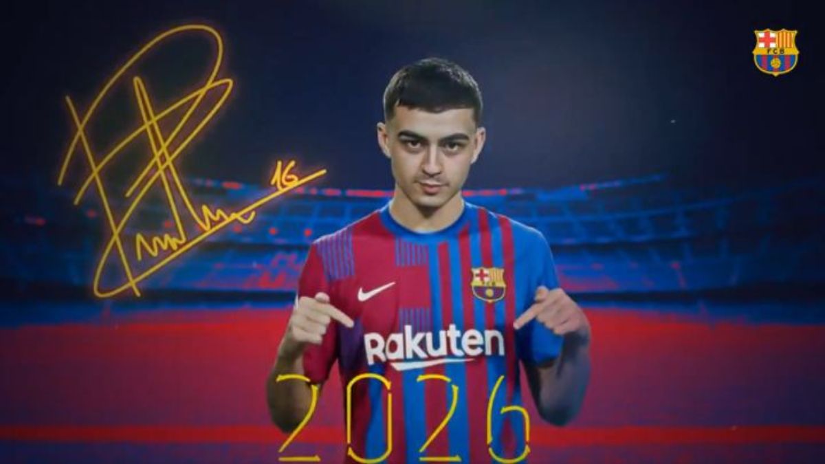 Barcelona confirm Pedri to renew deal until 2026 as club sets €1bn buyout clause