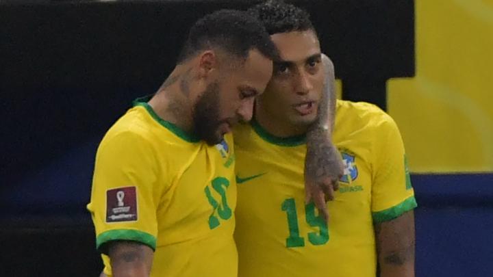Raphinha dazzles alongside Neymar as Leeds star savours double against Uruguay