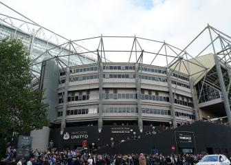 Fan hospitalised after medical emergency at St James' Park