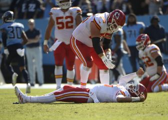 Chiefs QB Mahomes ‘fine now’ after brutal sack vs. the Titans