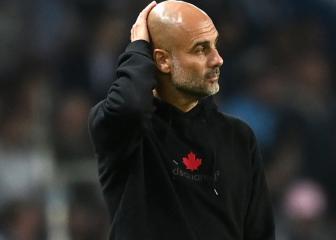 Guardiola reacts to Man City loss and Laporte red card