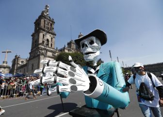 What are the Dia de Los Muertos skulls called?