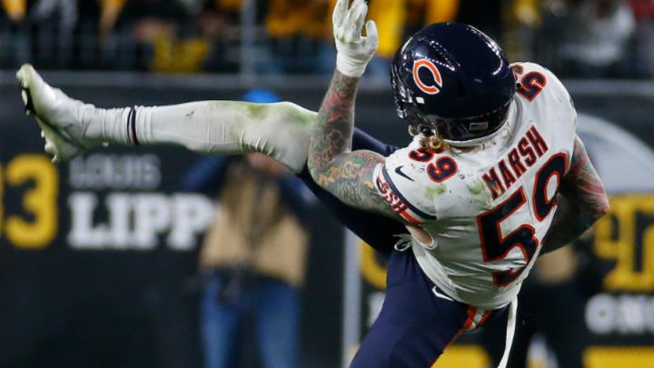 Bears LB Marsh accuses official Corrente of 'hip-checking' in narrow Steelers defeat