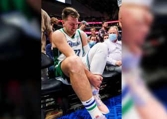 Mavs defeat the Nuggets, Luka finishes with ankle injury