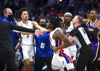LeBron James tried to get Isaiah Stewart's number to apologize