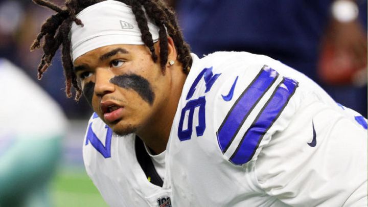 The NFL announced a suspension for Cowboys' Trysten Hill after he punched Las Vegas Raiders'John Simpson following the. final whistle on Sunday night