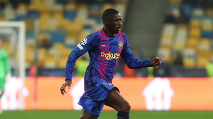 Dembele contract talks going slower than hoped, says Barcelona president Laporta